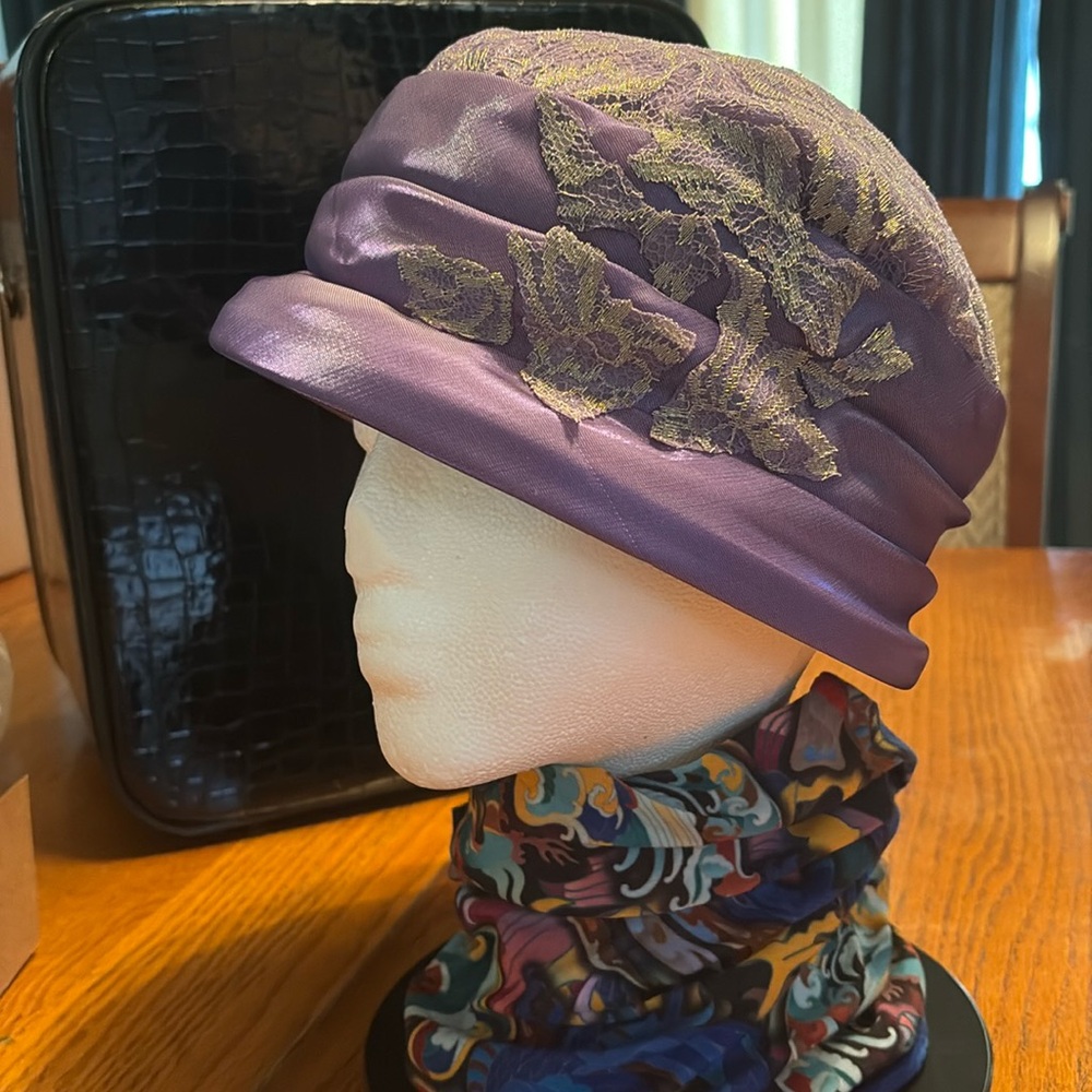 Vintage Lavender Dress Hat- NWT